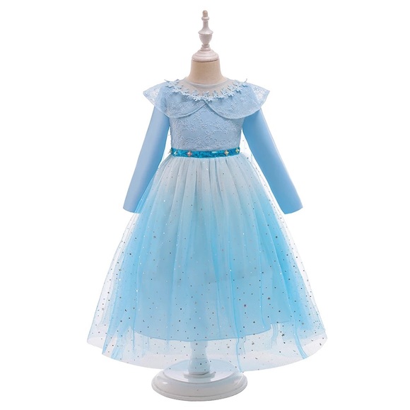 Other - Frozen Elsa embroidered sparkly costume dress